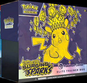 Scarlet & Violet: Surging Sparks - Elite Trainer Box (Pokemon Center Exclusive)