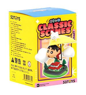 New Blind Box Crayon Shin Chan Dynamic Shin Life, Mystery Box, Collectible Wind-Up Model Toy Desktop Decoration Toy Birthday 