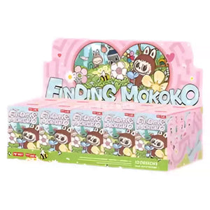 Genuine Blind Box Search Mokoko Series Mystery Box Labubu Crybaby Hirono Skullpanda Dimoo Molly Pino Jelly Model Ornament Gift