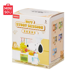 Genuine Miniso Snoopy My Story Theme Series Blind Box Funny Cartoon Model Garage Kit Surprise Toy Trendy Play Ornament Gift