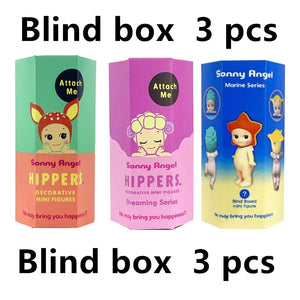 Sonny Angel Hippers Animal Blind Box Series Healing Trendy Car Mobile Phone Ornaments Dumplings Children'S Toys Christmas Gift