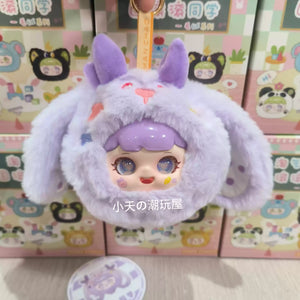 In Stock  Naughty 2-Generation Vinyl Blind Box Round Rolling Students Cute Bag Pendant Tide Play Toy Mystery Box Christmas Gift