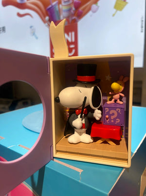 Genuine Miniso Snoopy My Story Theme Series Blind Box Funny Cartoon Model Garage Kit Surprise Toy Trendy Play Ornament Gift