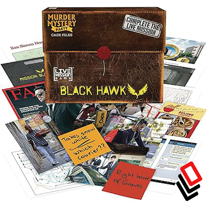 Murder Mystery Party Case Files Mission Black Hawk - CLEARANCE