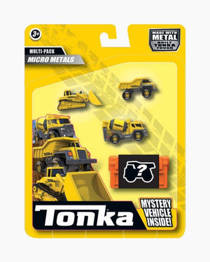 Tonka Truck Micro Metals 4-Pack Mystery Pack