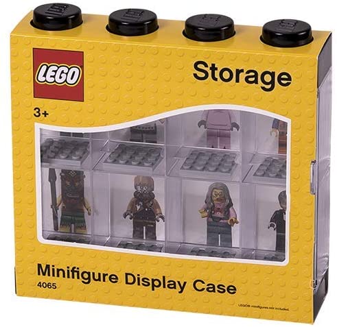 LEGO Black 8-Minifigure Display Case