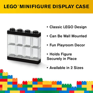 LEGO Black 8-Minifigure Display Case