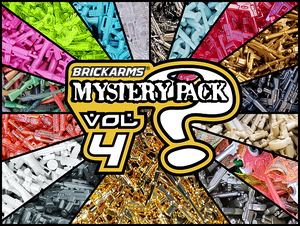 BrickArms Mystery Pack Volume 4 (Includes 1 GOLD Plated Weapon!)
